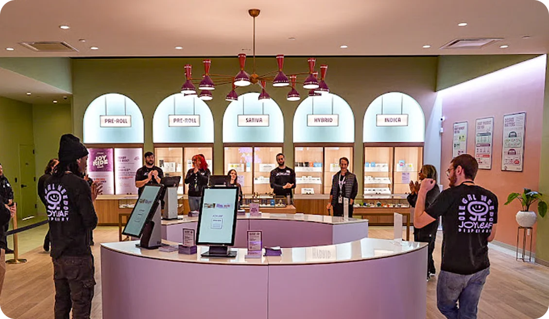 Joyleaf Weed Dispensary exterior in Roselle, New Jersey